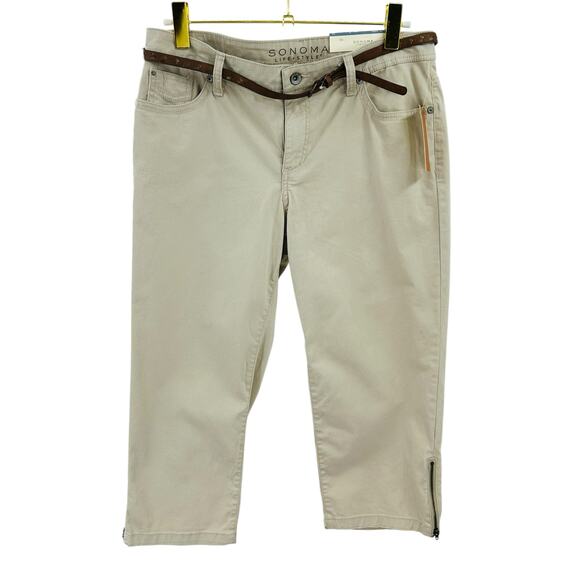 Sonoma Life & Style‎ Curvy Fit Capri Pants Size 12 NWT - Picture 1 of 7